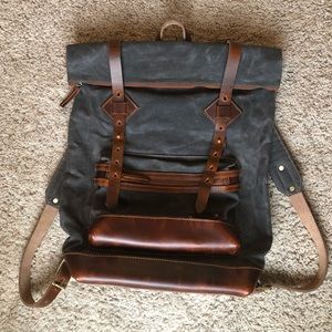 Waxed Canvas Backpack